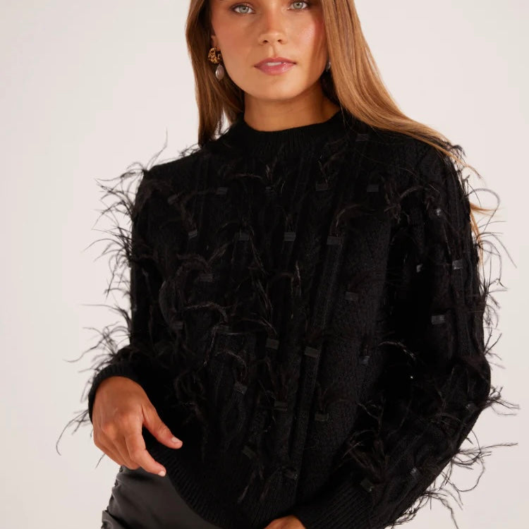 MINKPINK Cleo Feather Jumper