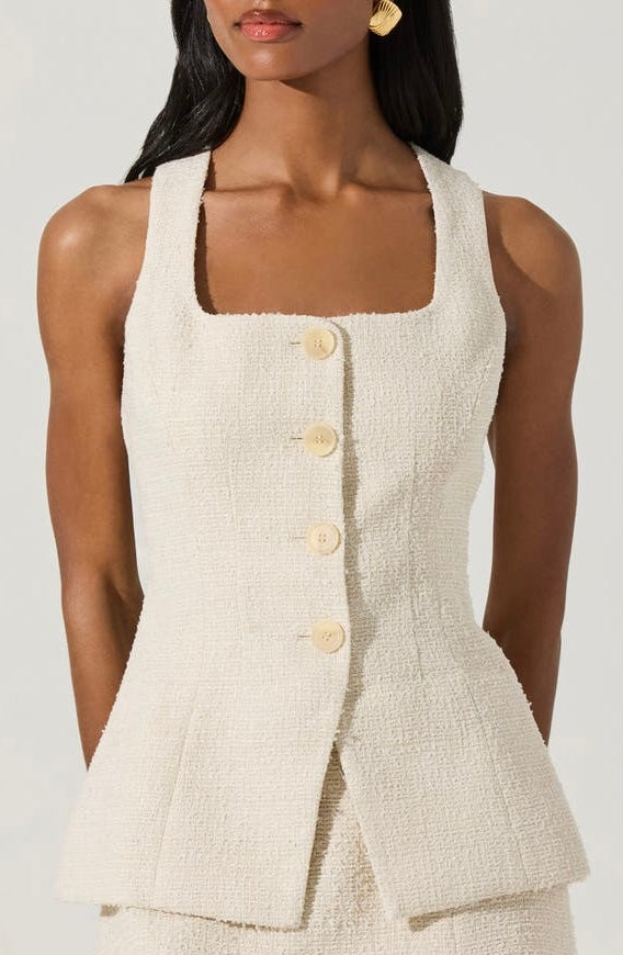 ASTR Brunelle Tweed Vest