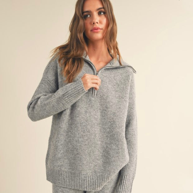 Wyatt Waffle Jogger Sweater