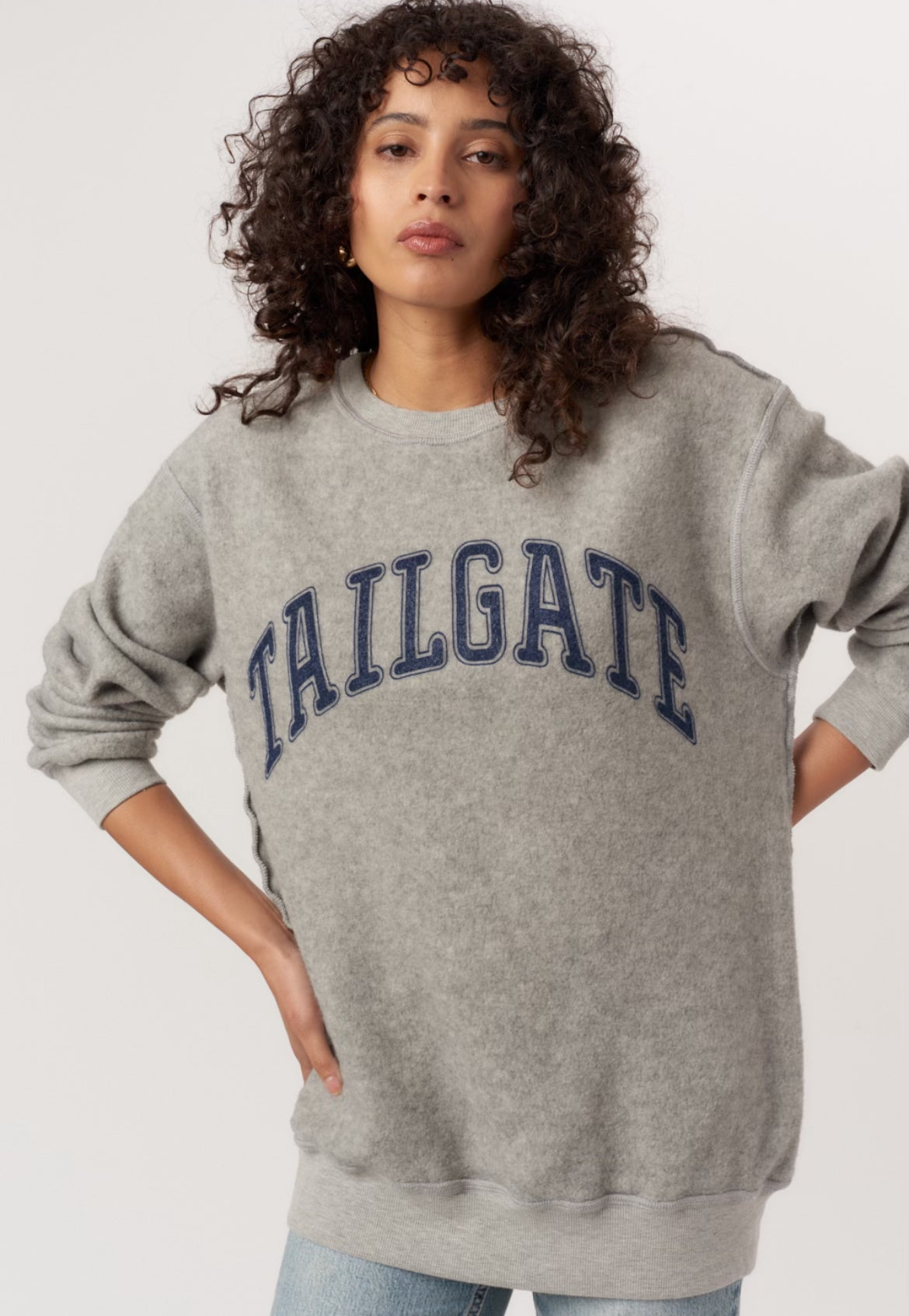 PROJECT SOCIAL T Touchdown/Tailgate Reversible Sweatshirt