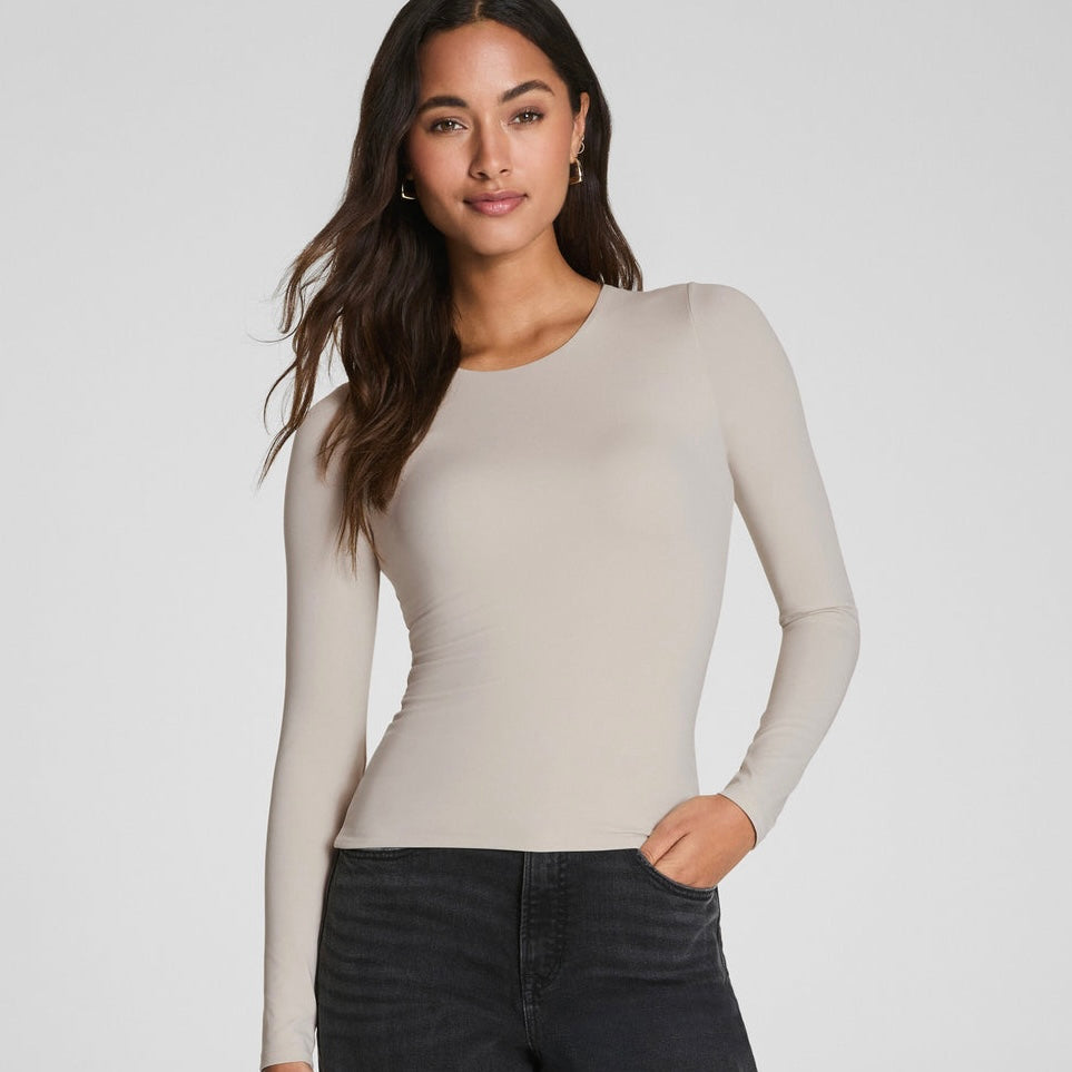 SPANX Crewneck LS Tee