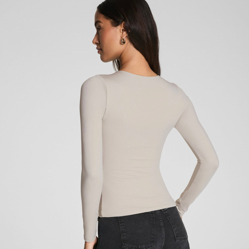 SPANX Crewneck LS Tee
