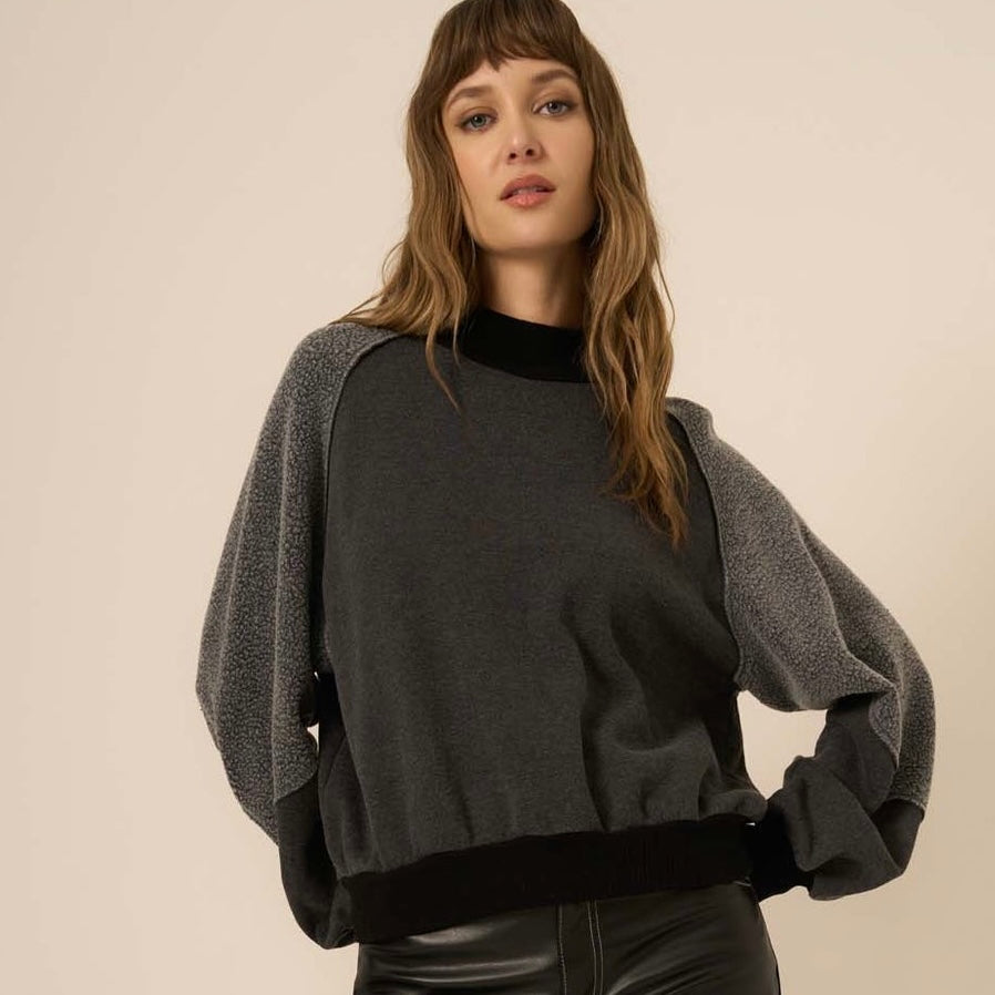PROJECT SOCIAL T Bette Mockneck Sweatshirt