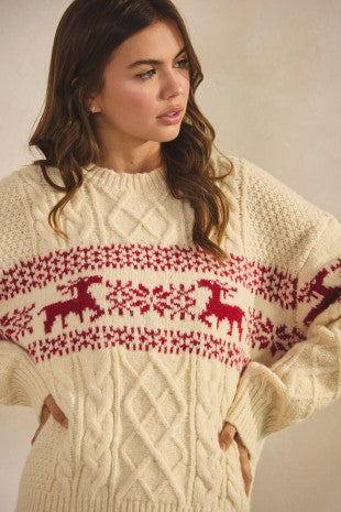 Reindeer Sweater