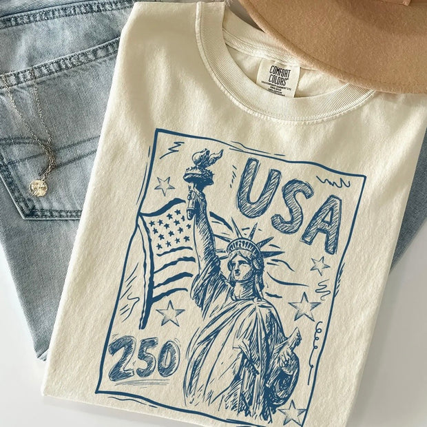 250 4th of July Tee