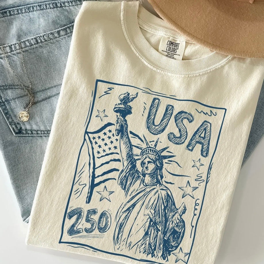 250 4th of July Tee
