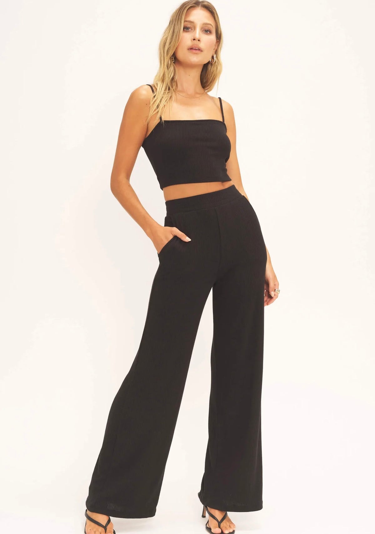 PROJECT SOCAIL T Stay Forever Rib Pant