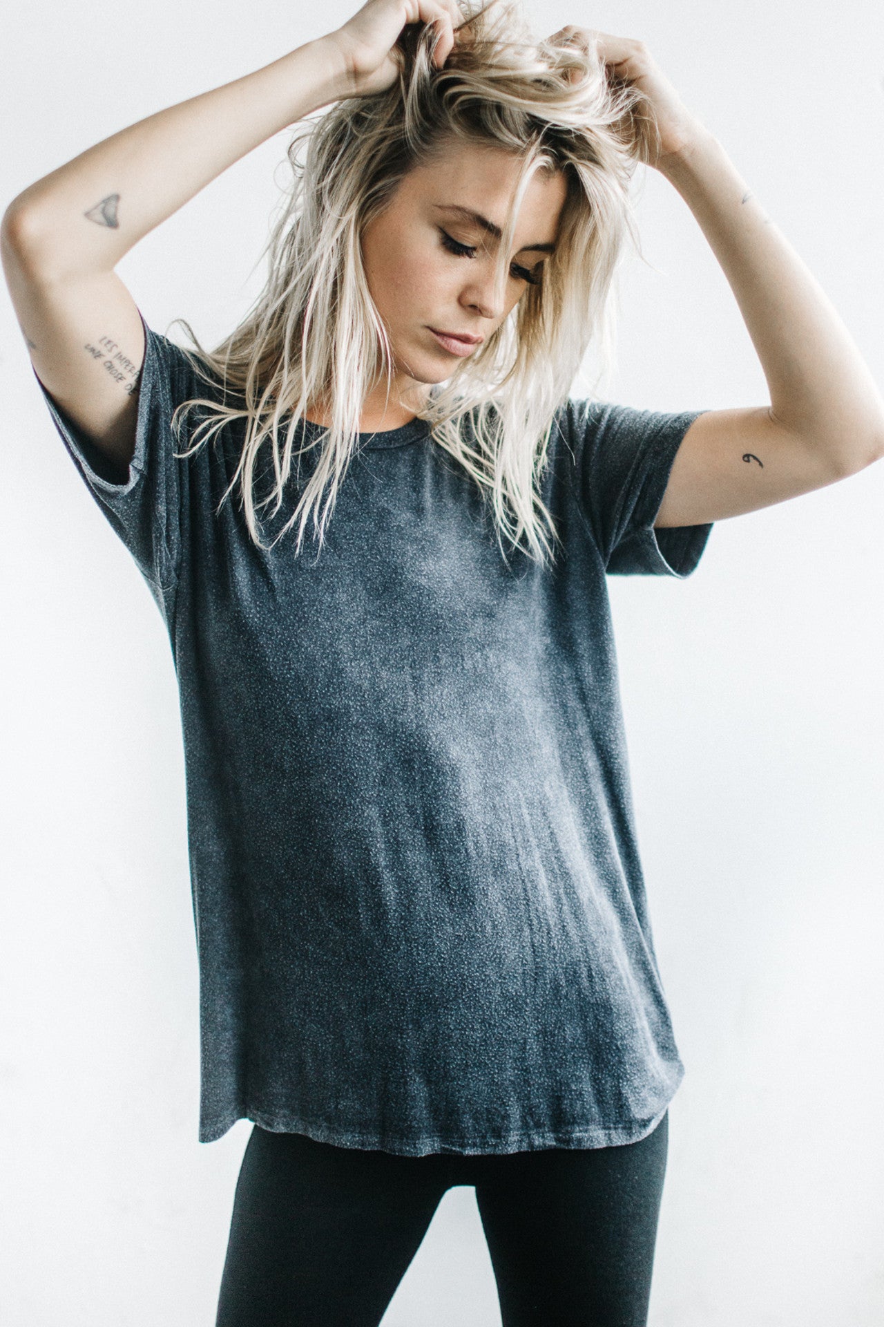 JOAH BROWN My Boys Tee- Wash Graphite
