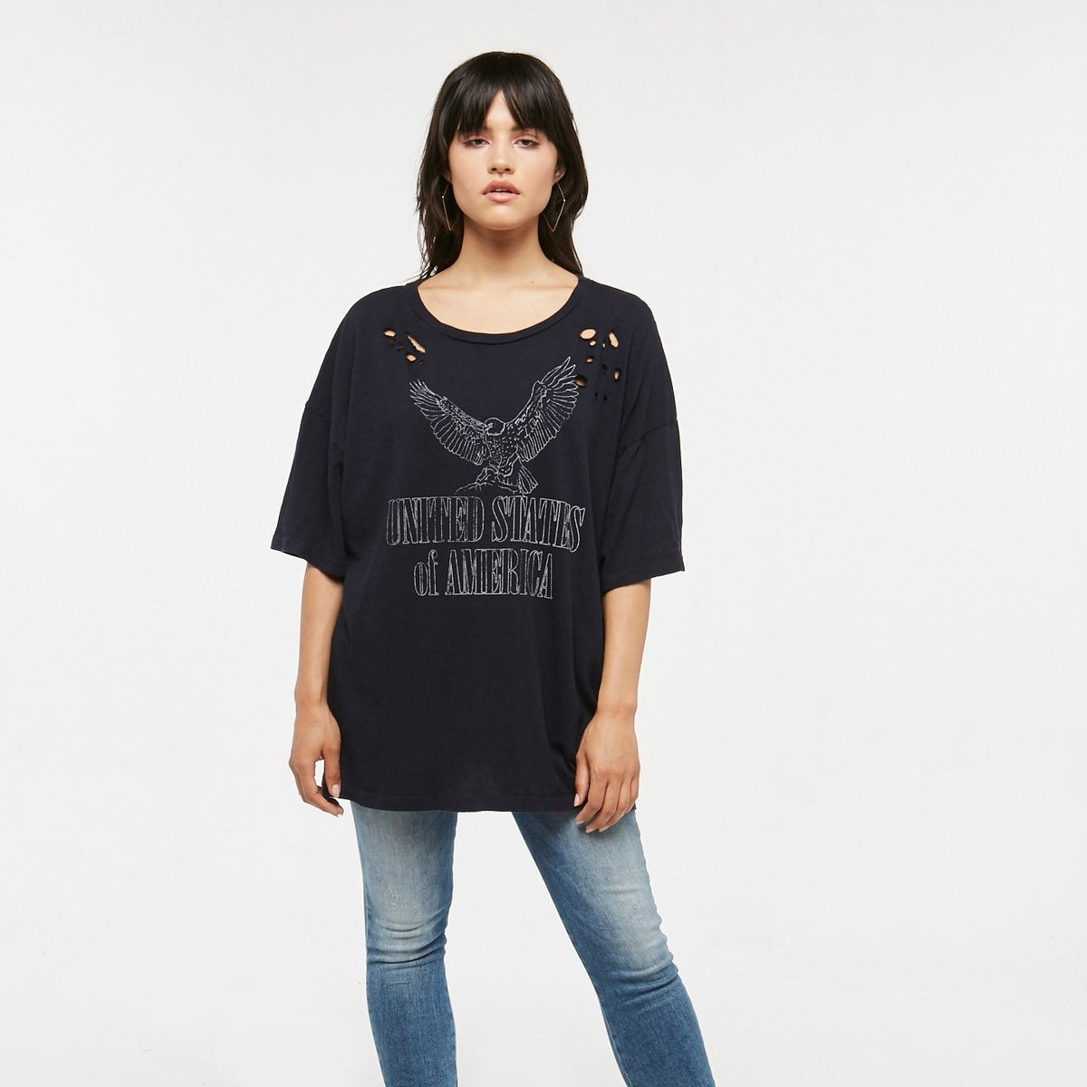 PROJECT SOCIAL T United States of America Oversized Tee