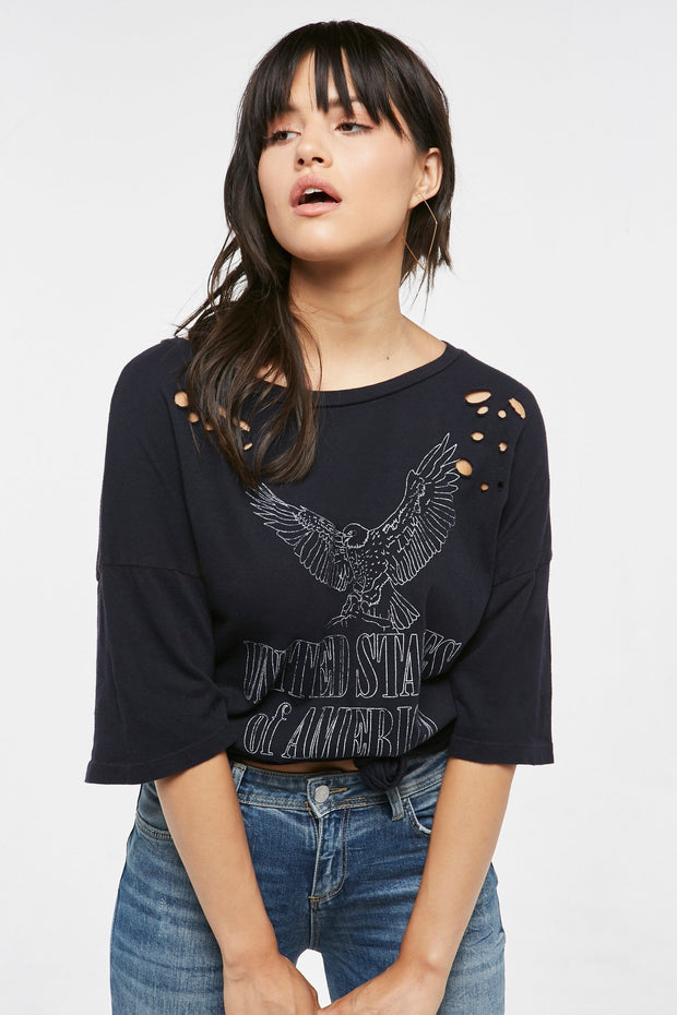 PROJECT SOCIAL T United States of America Oversized Tee