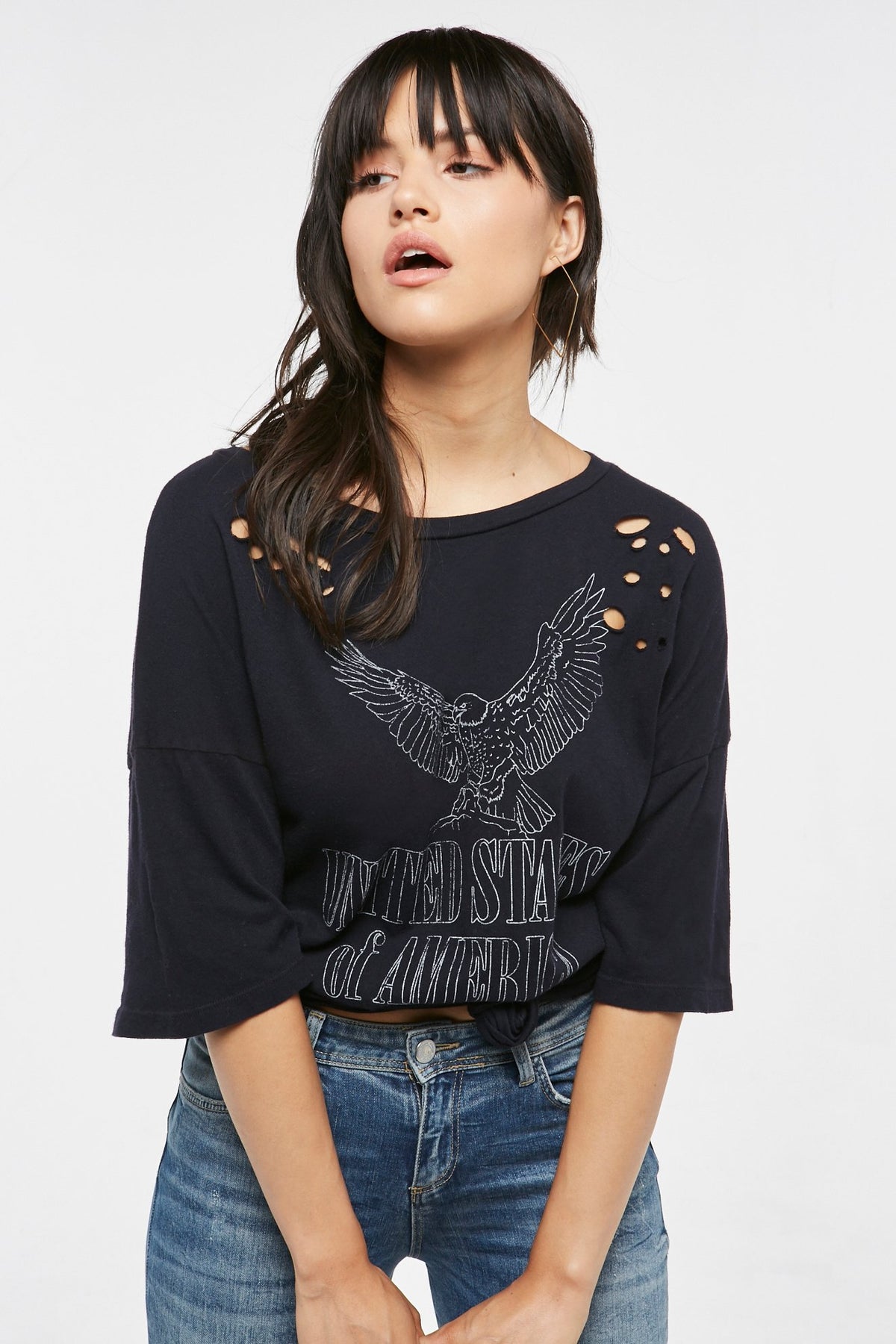 PROJECT SOCIAL T United States of America Oversized Tee