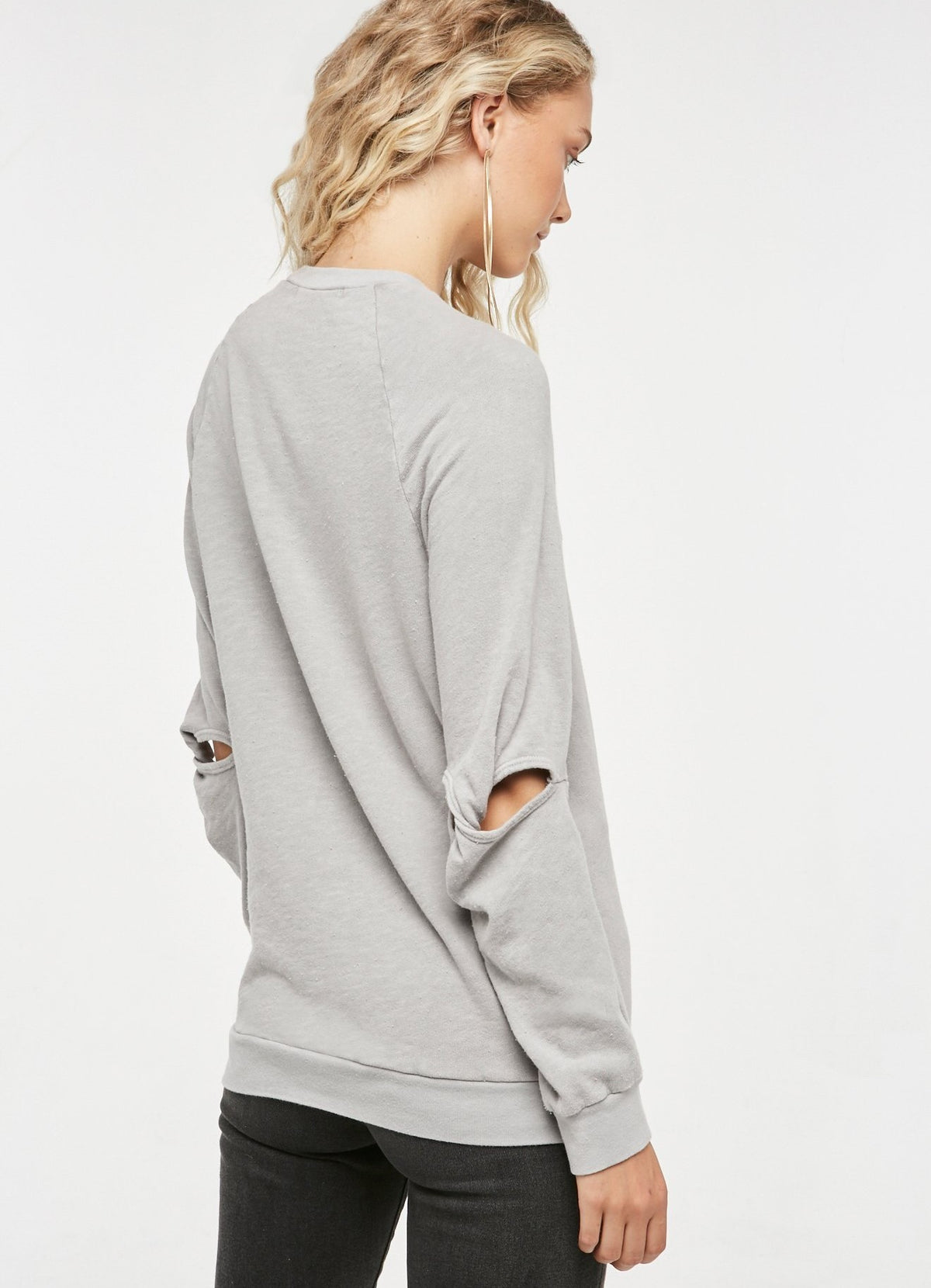 PROJECT SOCIAL T Rias Twist Sleeve Sweatshirt