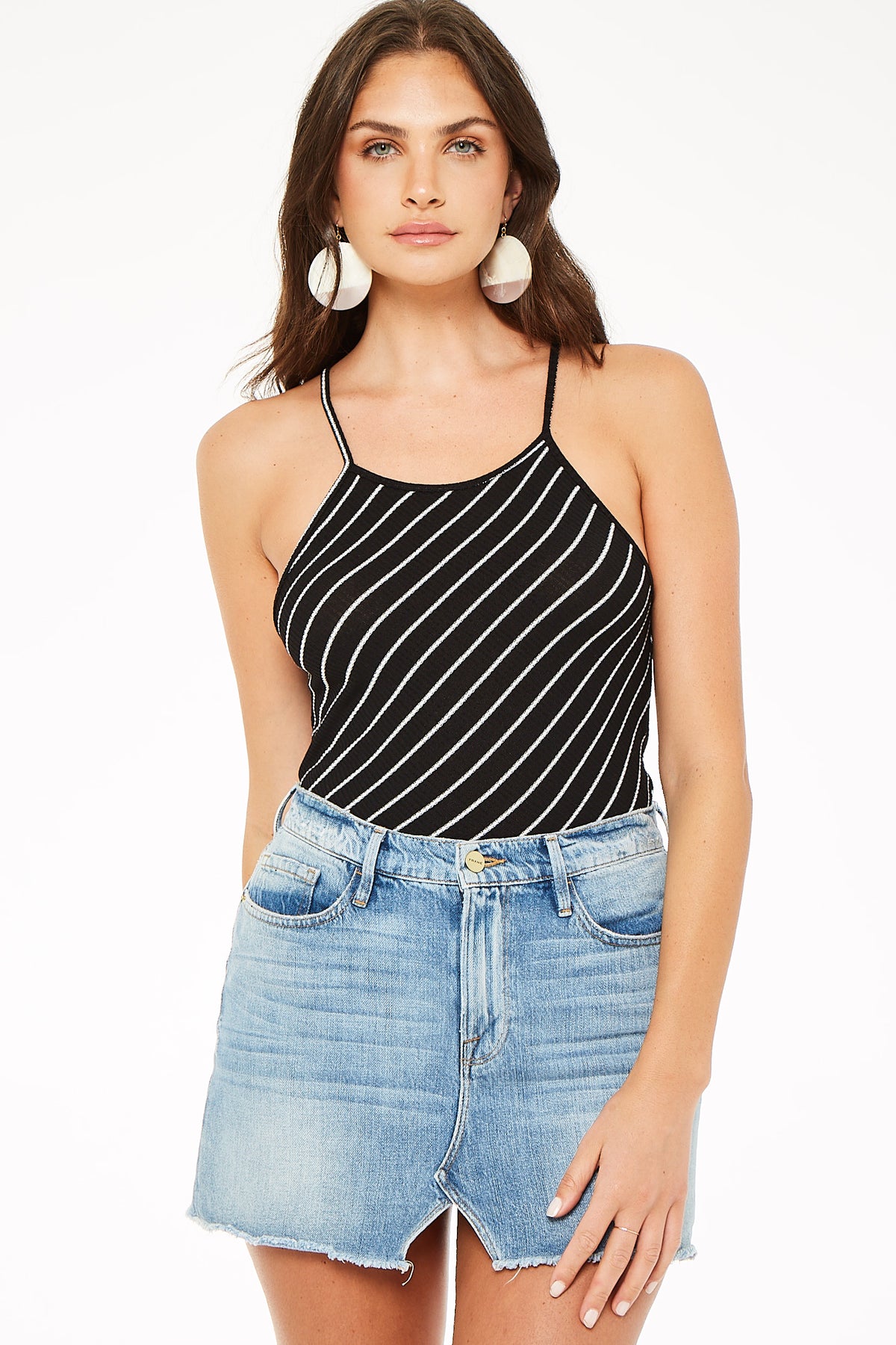 PROJECT SOCIAL T Sensi Striped Tank