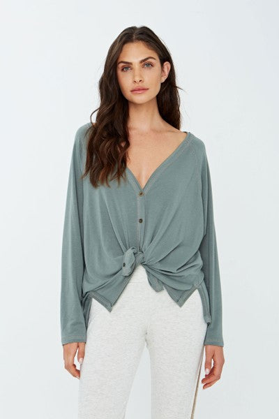 PROJECT SOCIAL T Keara Tie Front Cardi