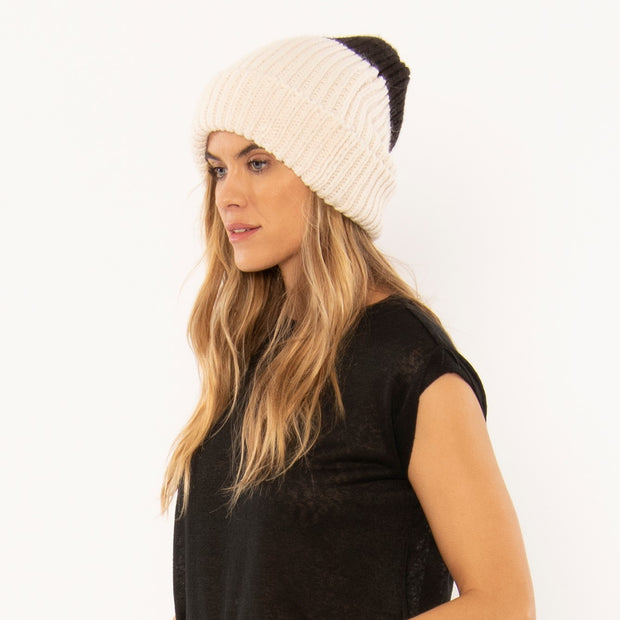 AMUSE SOCIETY Block Party Knit Beanie- Casa Blanca