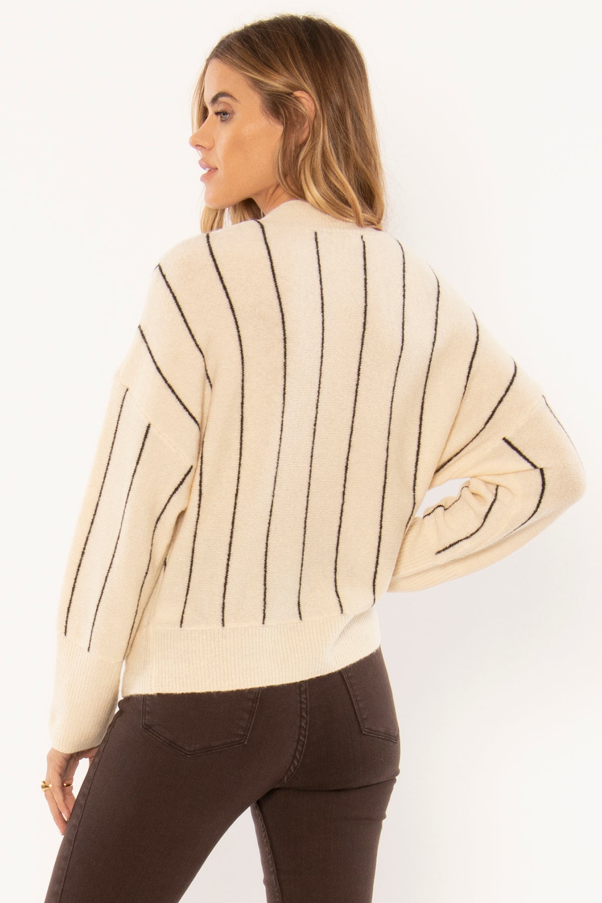 AMUSE SOCIETY Aline Sweater- Shell