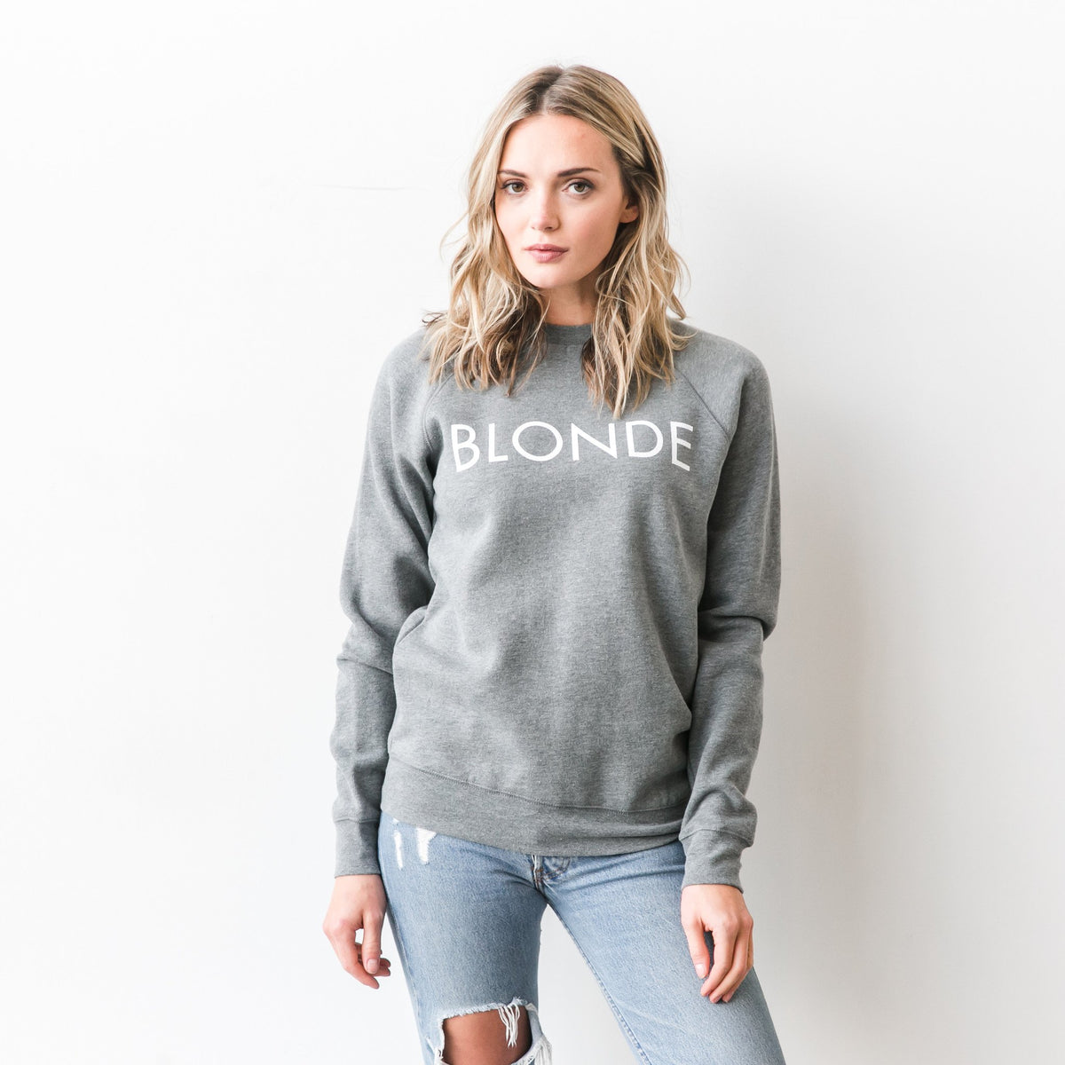 BRUNETTE THE LABEL- Blonde Sweatshirt