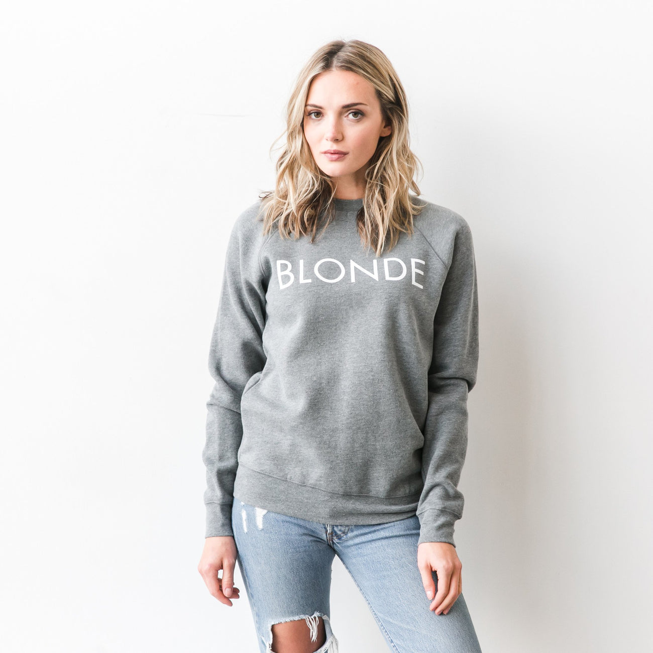 BRUNETTE THE LABEL- Blonde Sweatshirt