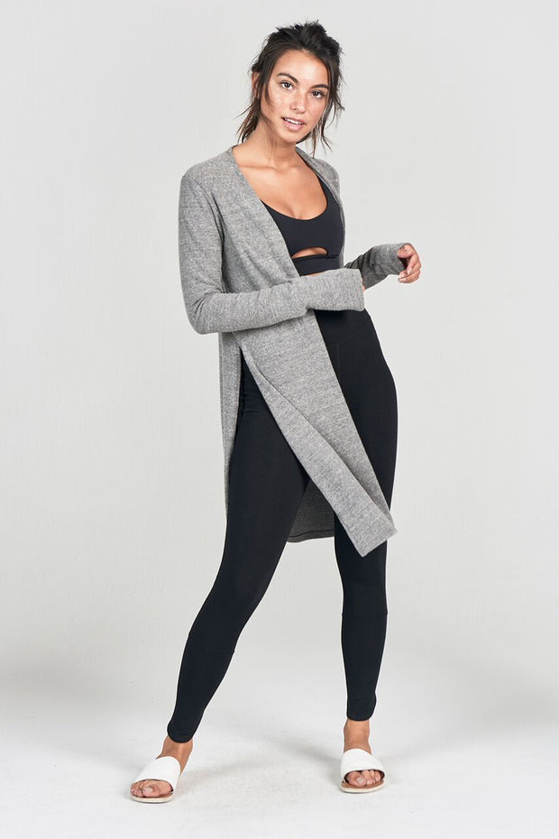 JOAH BROWN Luna Cardigan- Hacci Grey