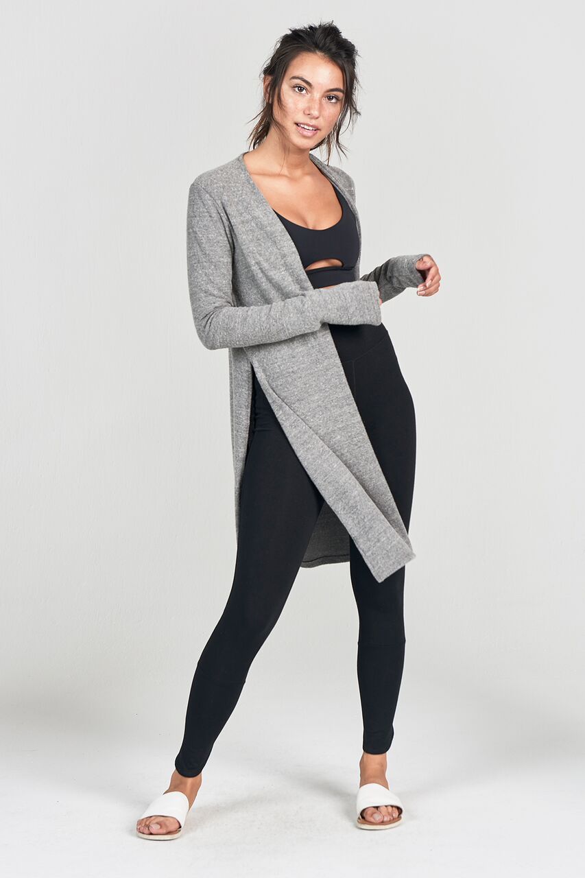 JOAH BROWN Luna Cardigan- Hacci Grey