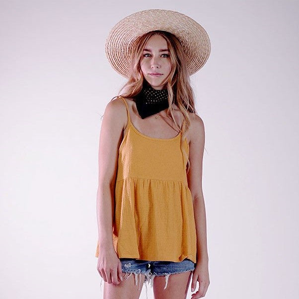 Knot Sisters Zion Tank- Honey