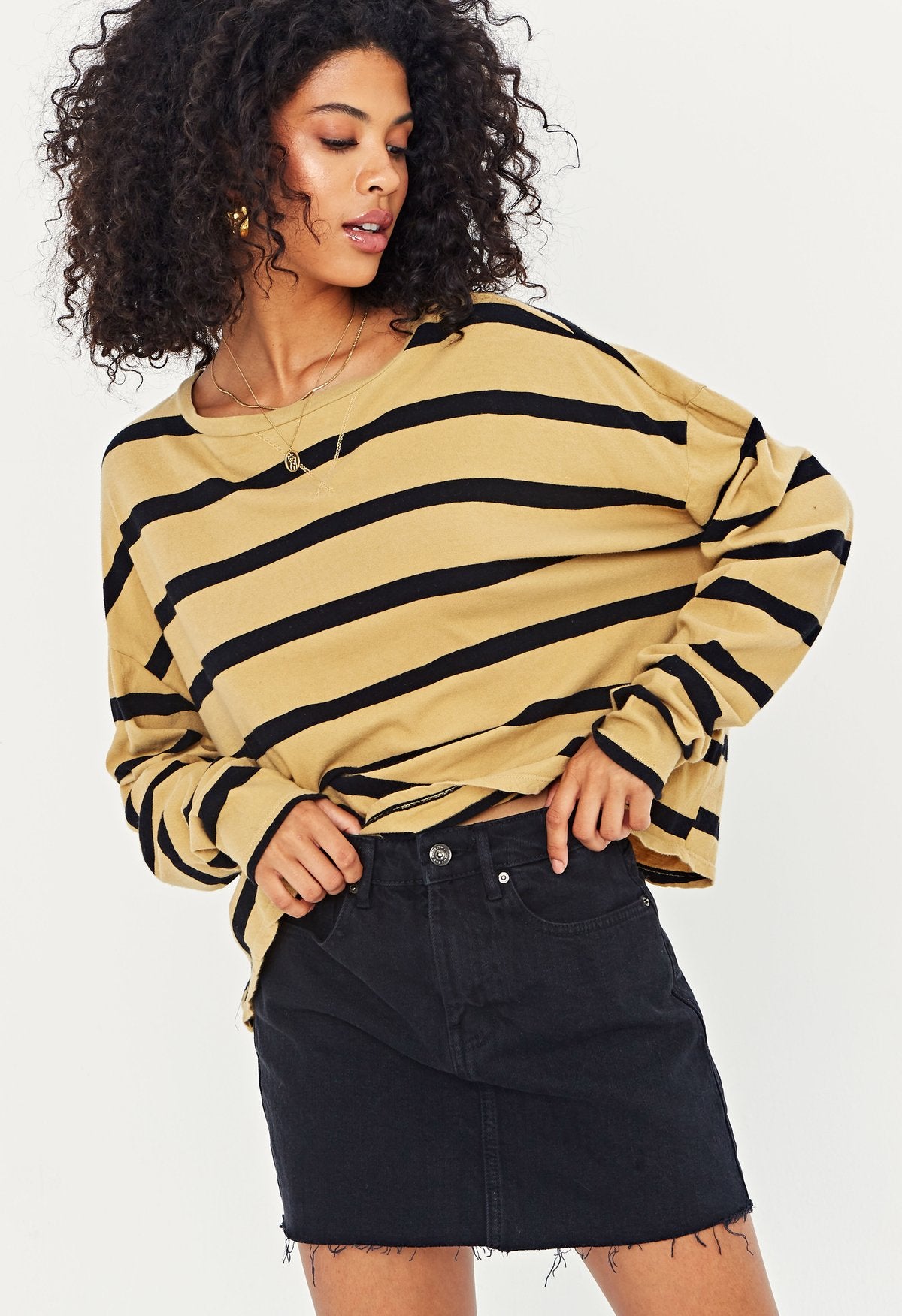 PROJECT SOCIAL T Oaklee Striped Top