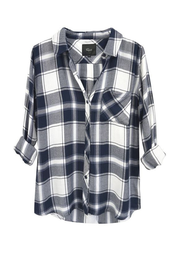 RAILS Hunter- White/Navy/Fog