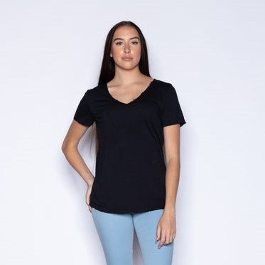 SAM & LAVI Lauren Top- Black