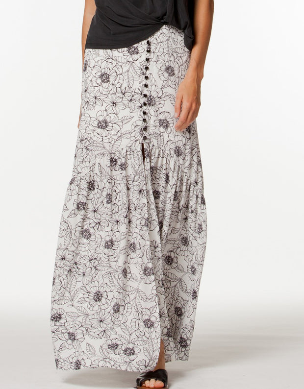 Isabella Skirt- Black/White