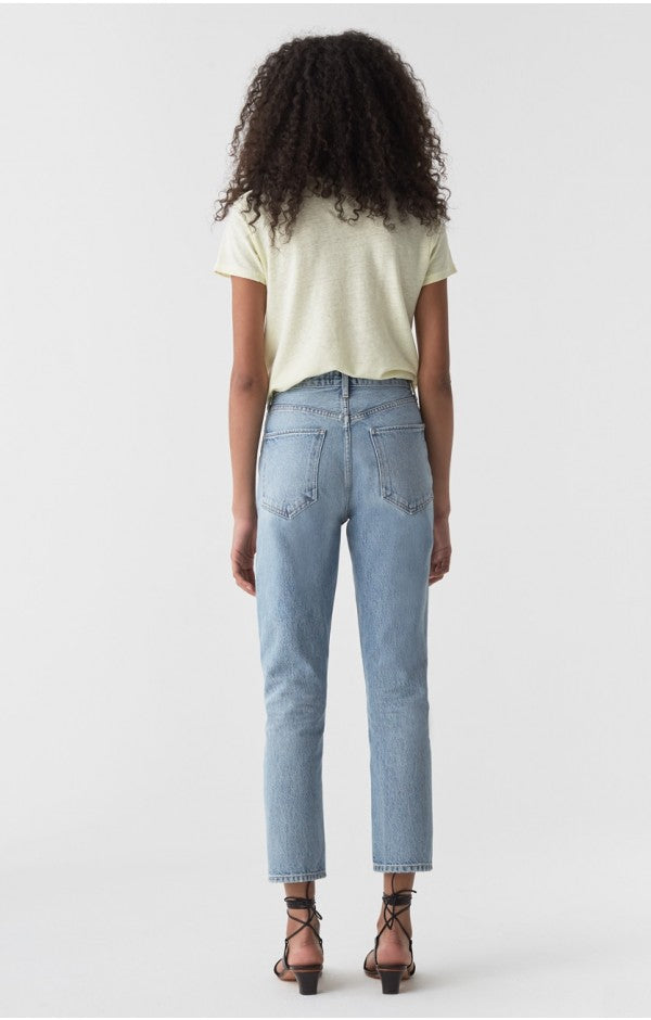 AGOLDE Riley High Rise Straight Crop