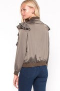 Olive Bomber Jacket