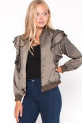 Olive Bomber Jacket