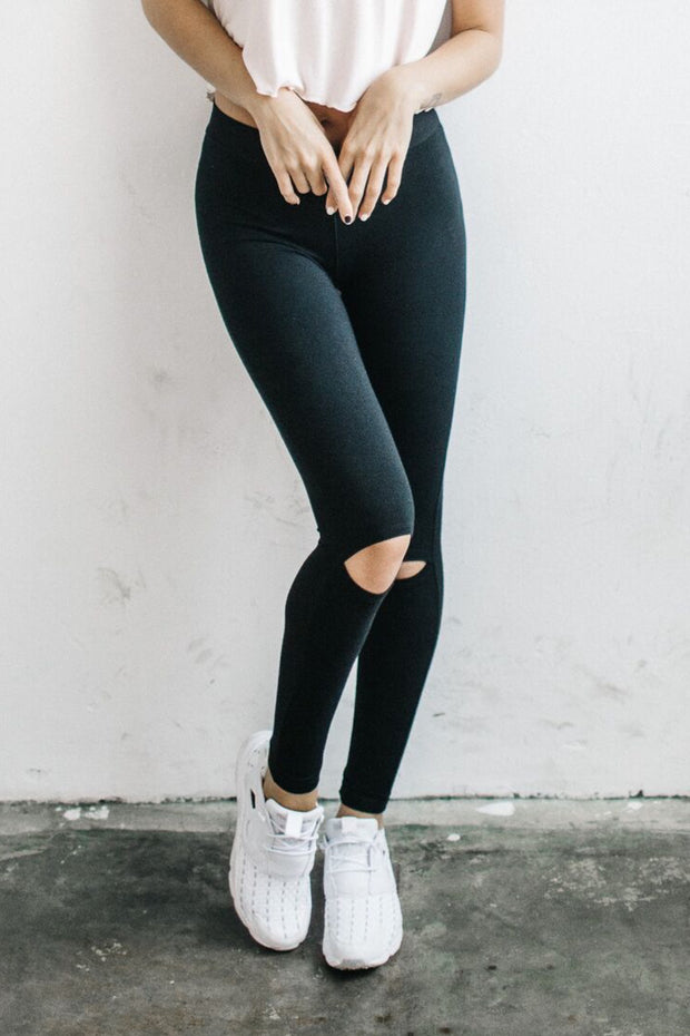 JOAH BROWN- Cut Loose Leggings- Black