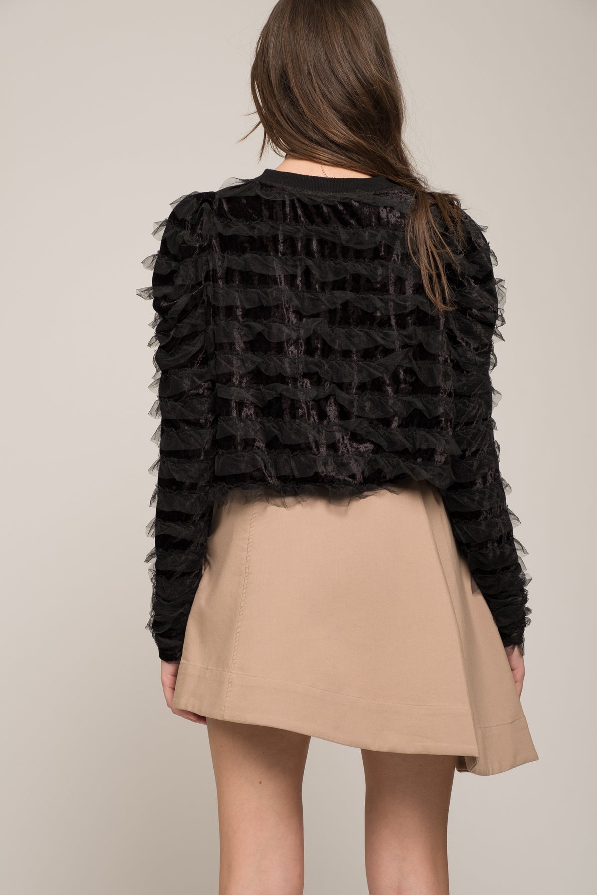 MOON RIVER Blair Velvet Top