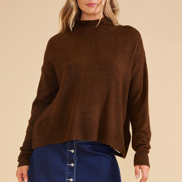 MINKPINK Atar Knit- Choc