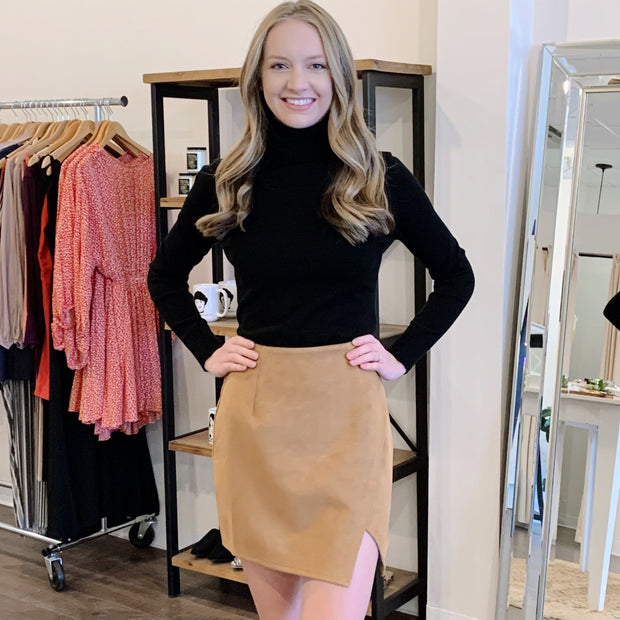 Sadie + Sage Emmy Suede Skirt
