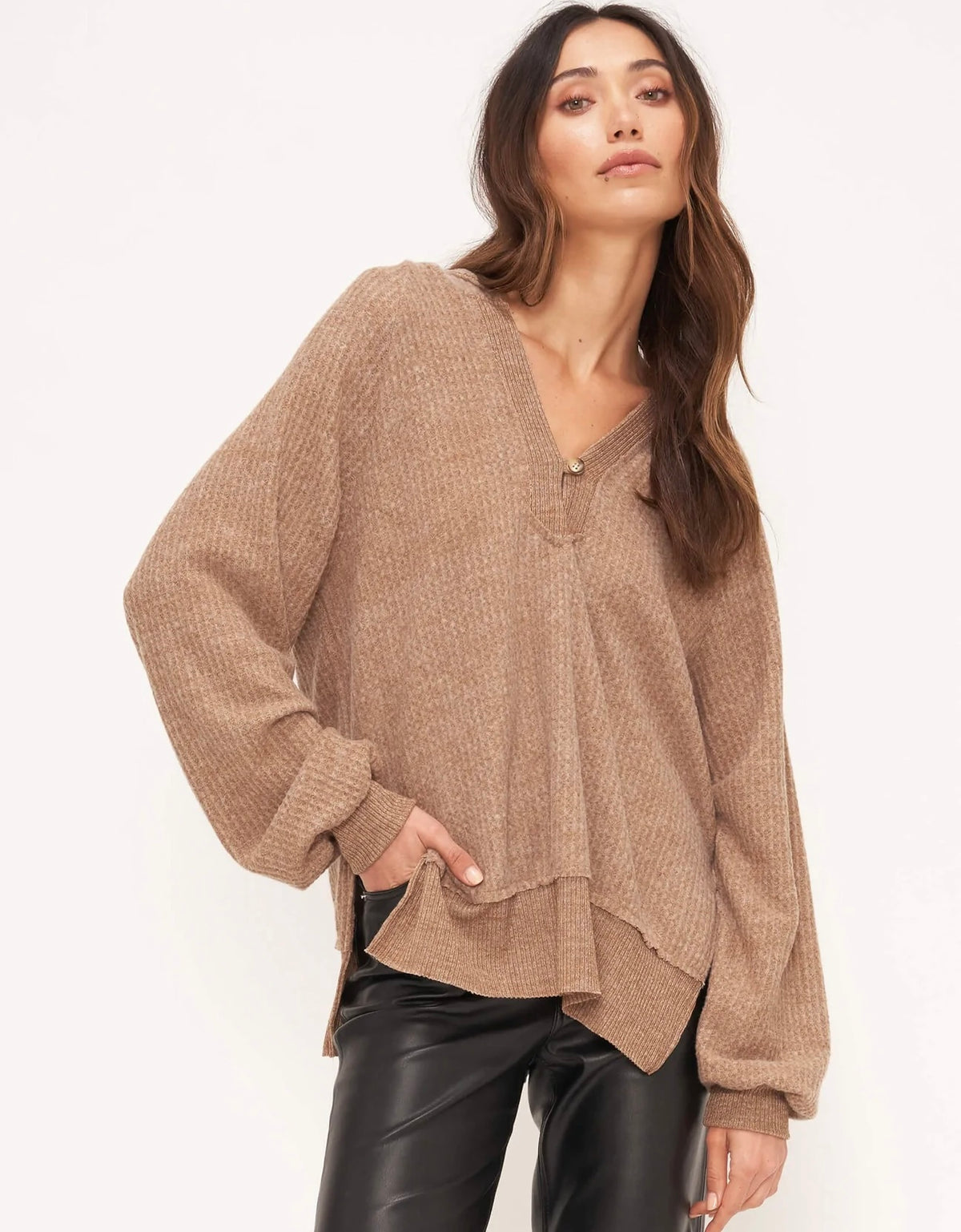 PROJECT SOCIAL T Noelle Thermal Hoodie