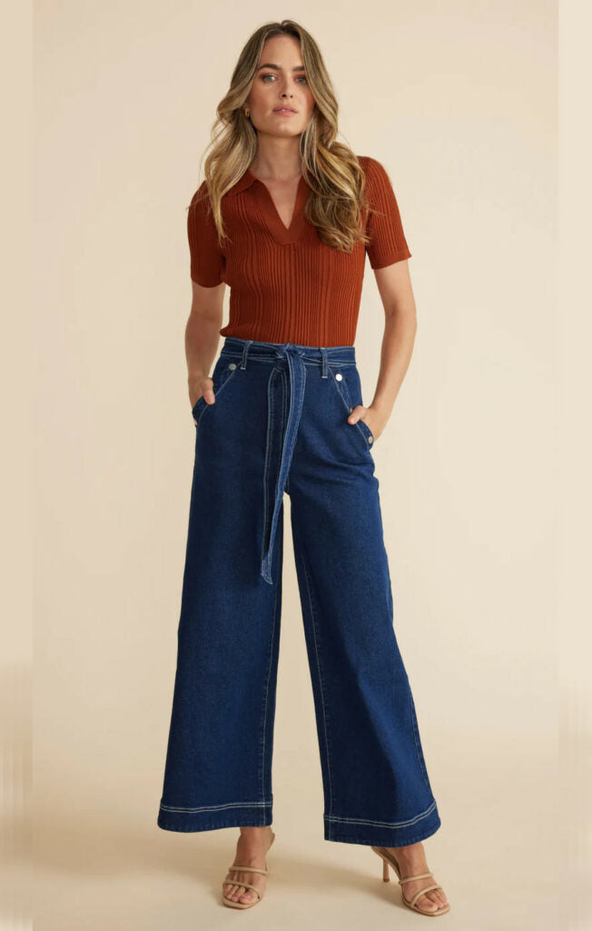 MINKPINK Marjo Wide Leg Jeans