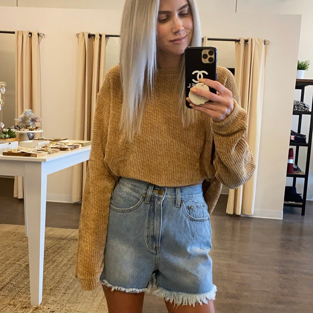 MINKPINK Routine Denim Shorts