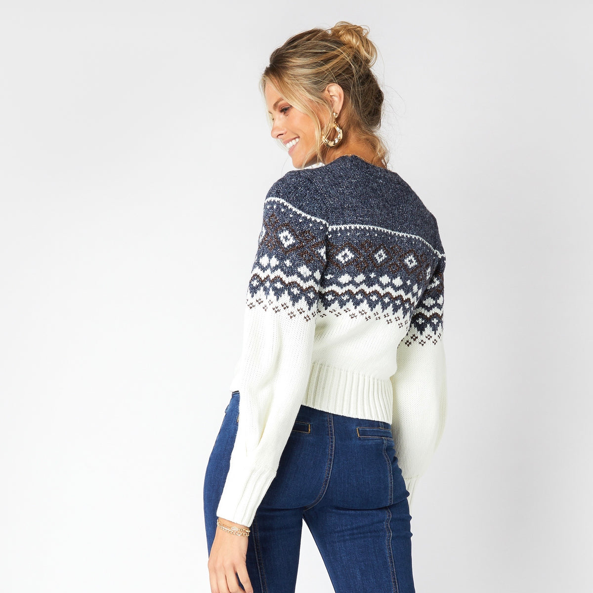 MINKPINK Solstice Fairisle Sweater
