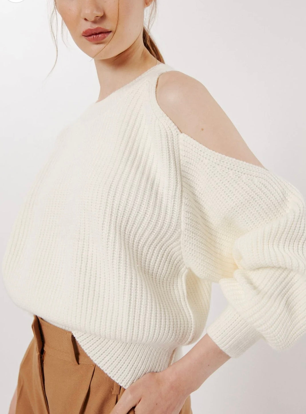 DELUC Conti Cut Out Sweater