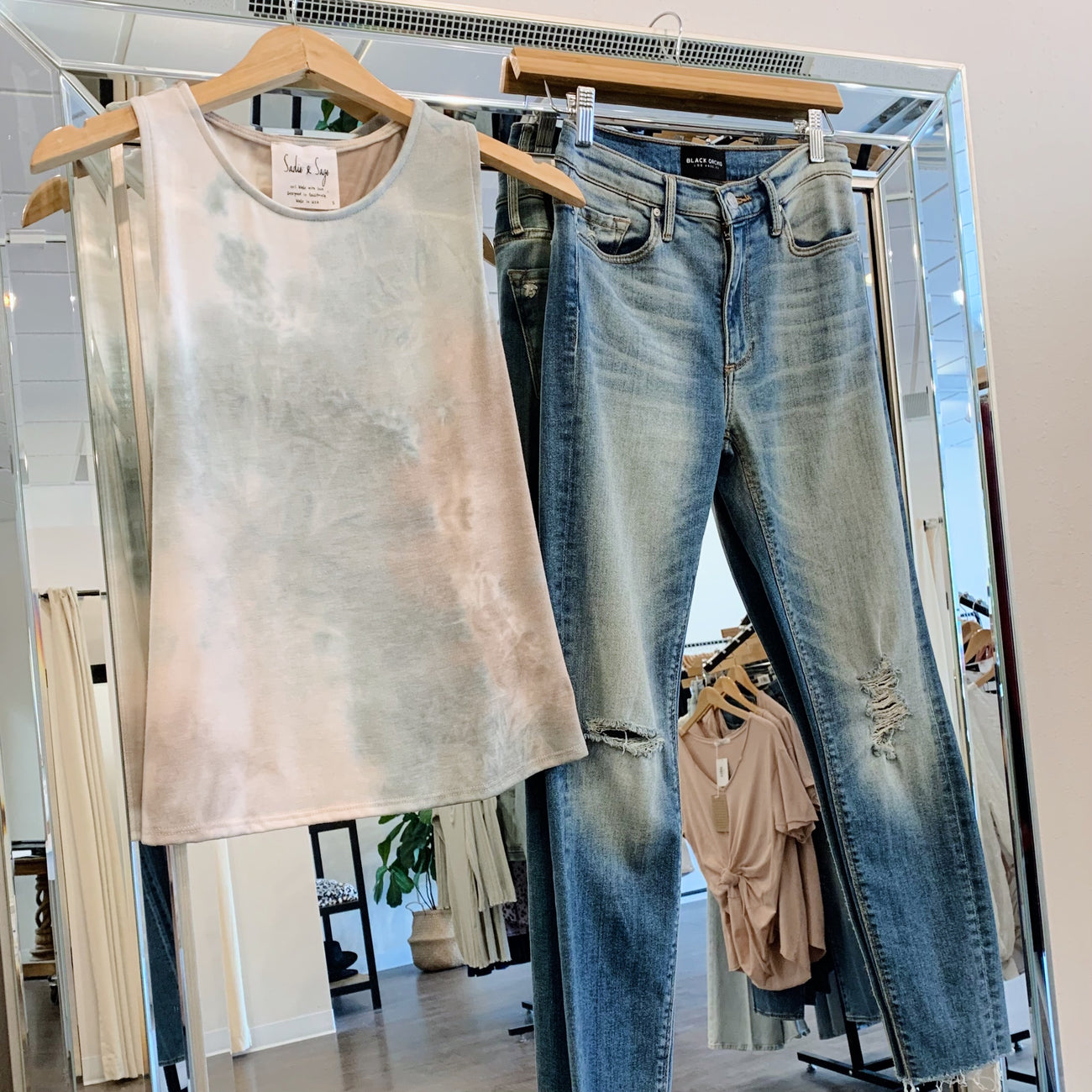 SADIE + SAGE Drop Of Mint Tank