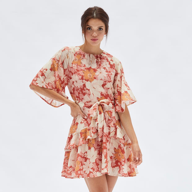 MINKPINK Azar Frill Mini Dress