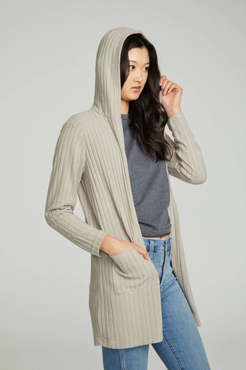 CHASER Hooded Cardigan
