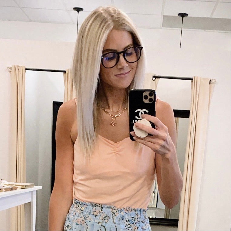 SADIE + SAGE Jeannie Scrunch Strap Tank