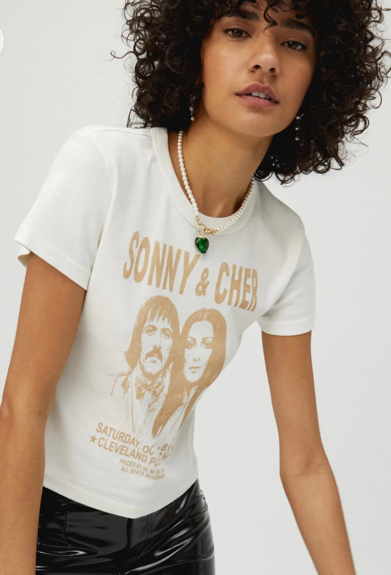DAYDREAMER Sonny + Cher Shrunken Tee