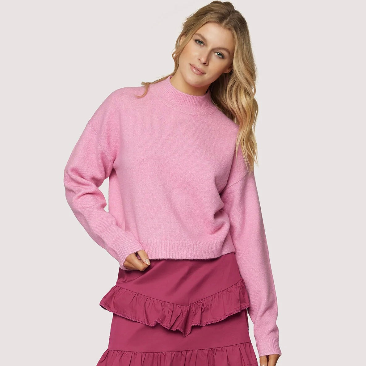 LOST + WANDER Cassie Mock Neck