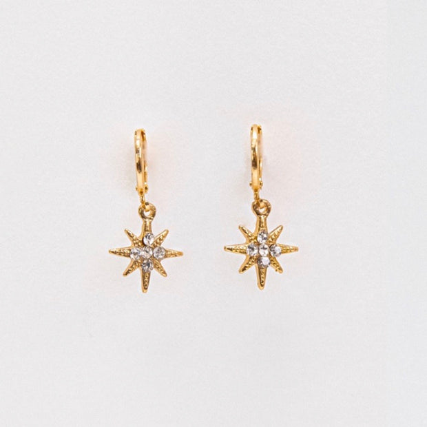 PETIT MOMENTS Starburst Charm Mini Hoop