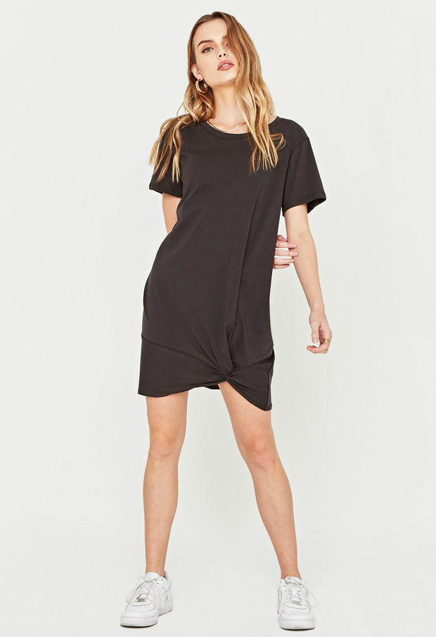 PROJECT SOCIAL T Meant To Be Twist Hem Dress