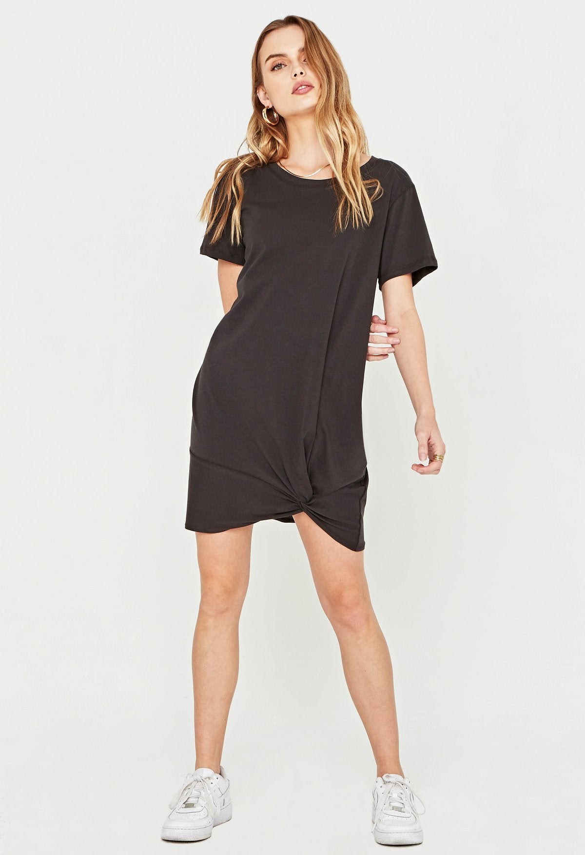 PROJECT SOCIAL T Meant To Be Twist Hem Dress